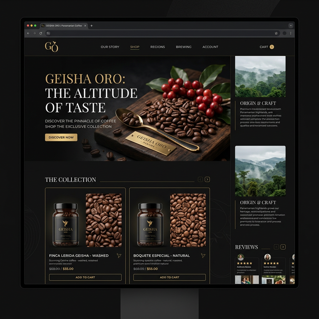Coffee Ecommerce Panama